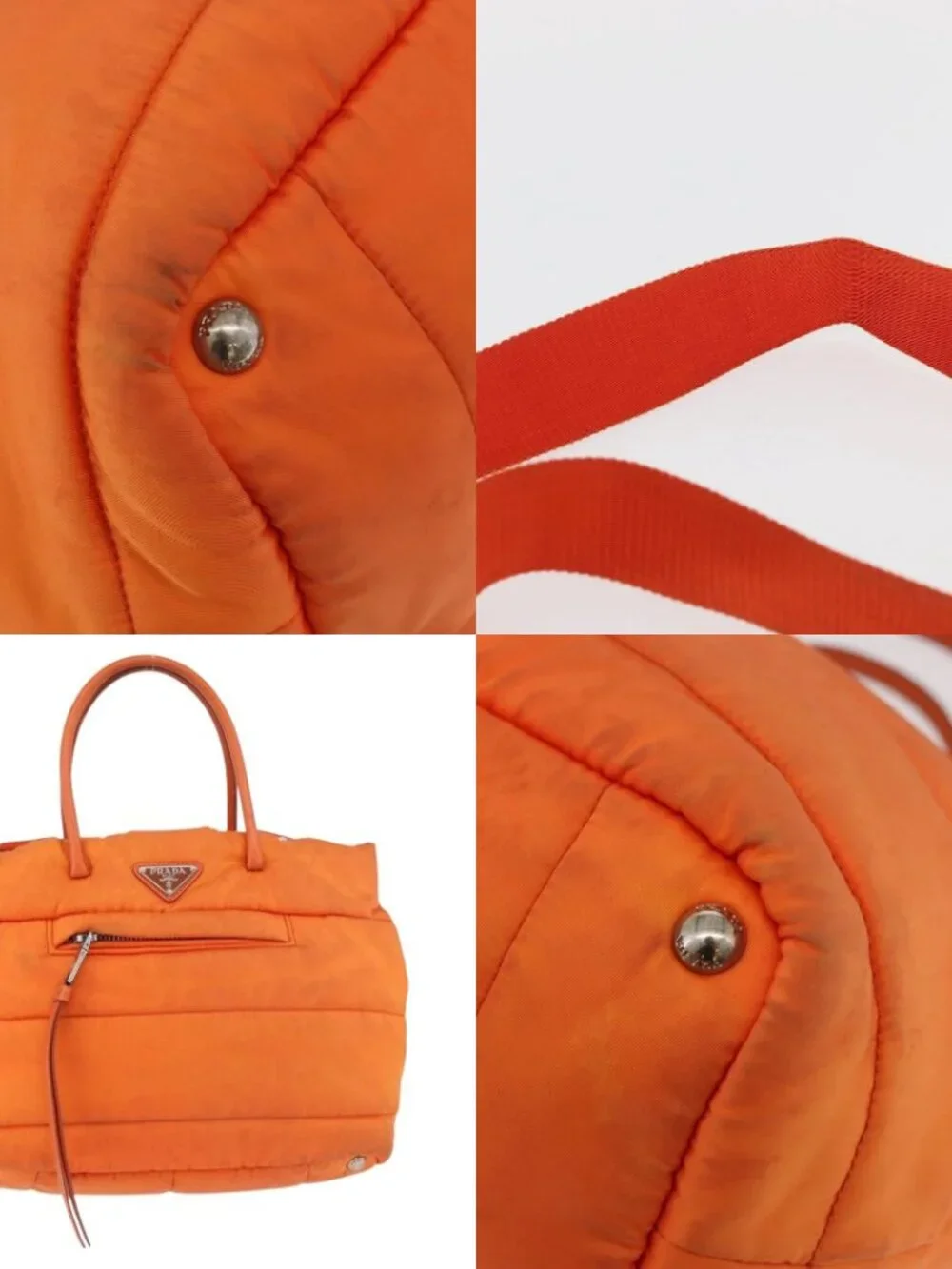 Prada brand	prada color	orange
